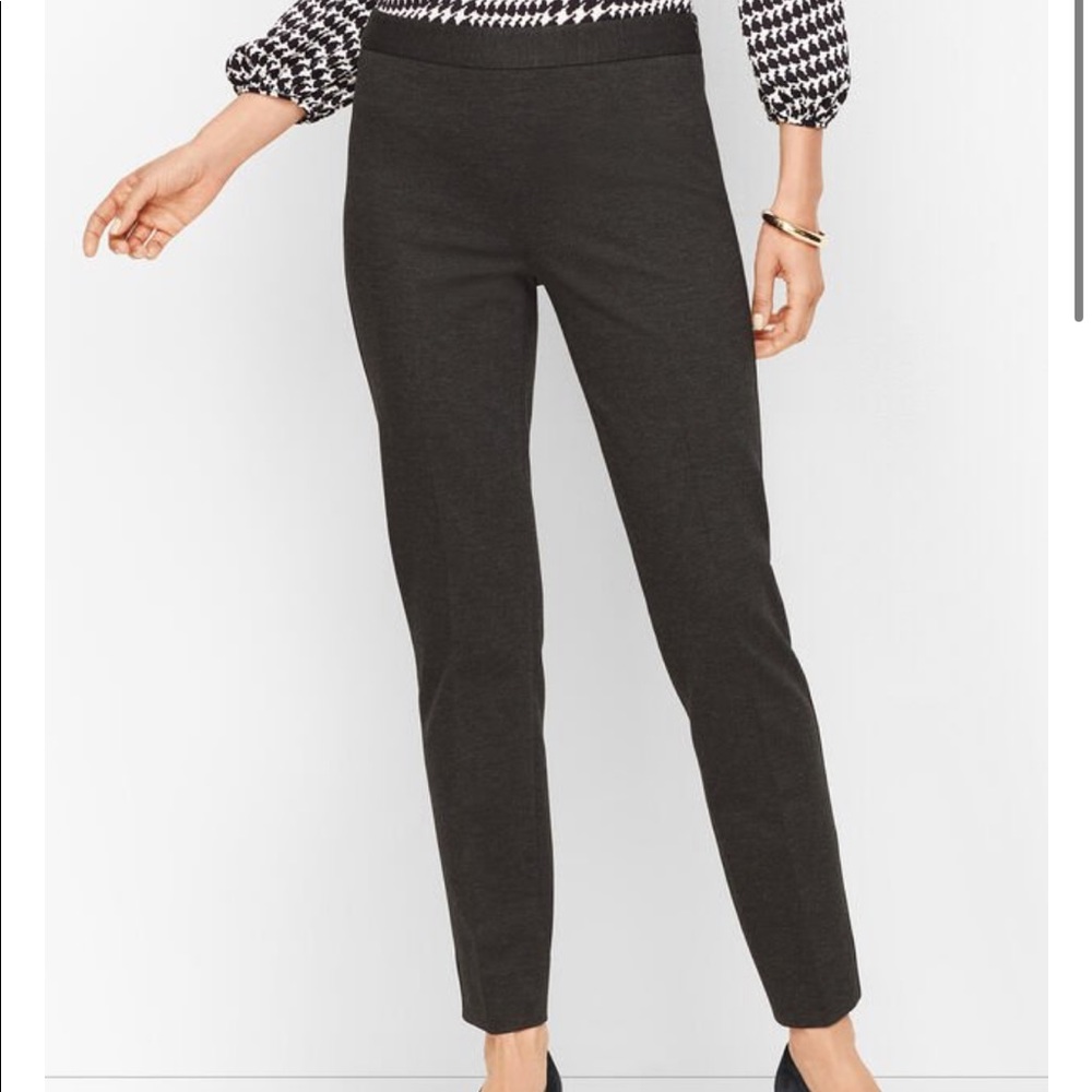 Talbots Classic Slim Side Zip Work Pants